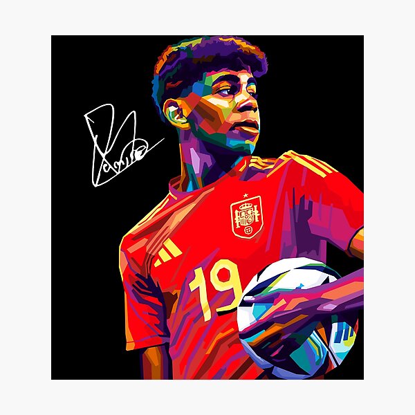 Item preview, Lamine Yamal Wpap Art designed and sold by SiksisArt.