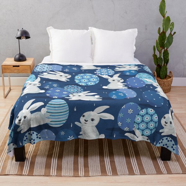 Item preview, Easter bunnies, Dark blue version designed and sold by Alex  Blud.