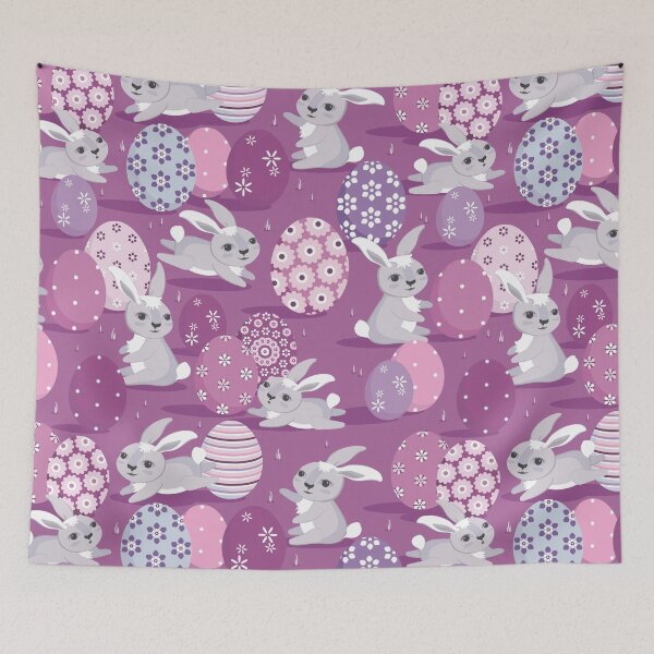 Item preview, Easter bunnies, Dark lilac version designed and sold by Alex  Blud.