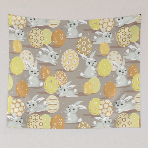 Item preview, Easter bunnies, Yellow-beige version designed and sold by Alex  Blud.