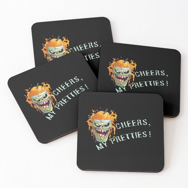 Item preview, Cheers, my pretties!. Fun Halloween gift for friends, designed and sold by Krzysztof Siwek.