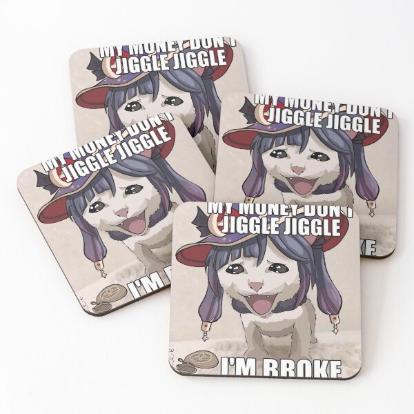 Item preview, Mona Genshin Impact Funny Meme Kitty Cat Broke designed and sold by BrianplusJohnCo.