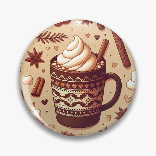 Aperçu de l'œuvre Modèle de chocolat chaud douillet créée et vendue par JavisSRDesign.