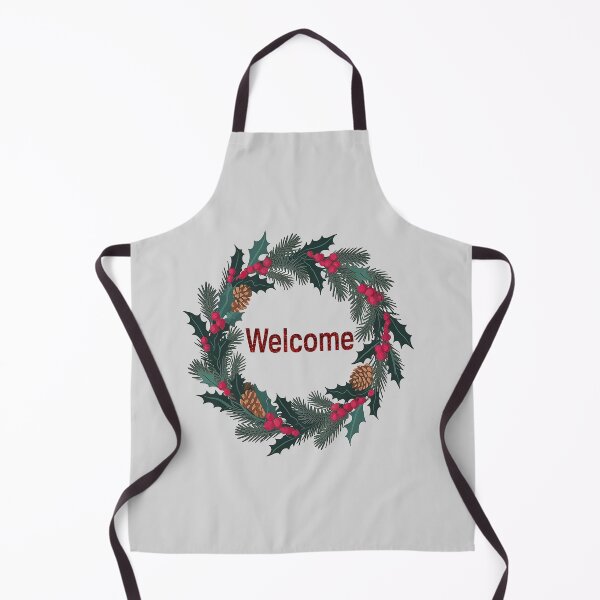 Item preview, Welcome Holiday Winter Wreath designed and sold by Verycutethings.