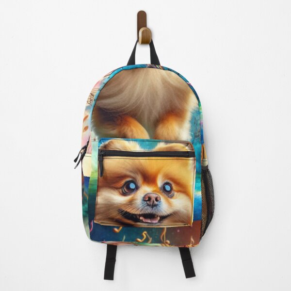 Item preview, Happy Pomeranian Dog Singing designed and sold by Wags & Tails.