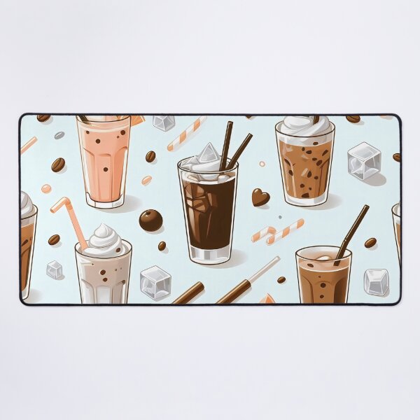 Aperçu de l'œuvre Motif pour amateur de café glacé créée et vendue par JavisSRDesign.
