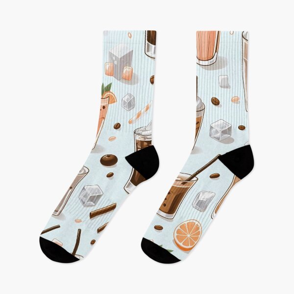 Item preview, Iced Coffee Lover Pattern designed and sold by JavisSRDesign.