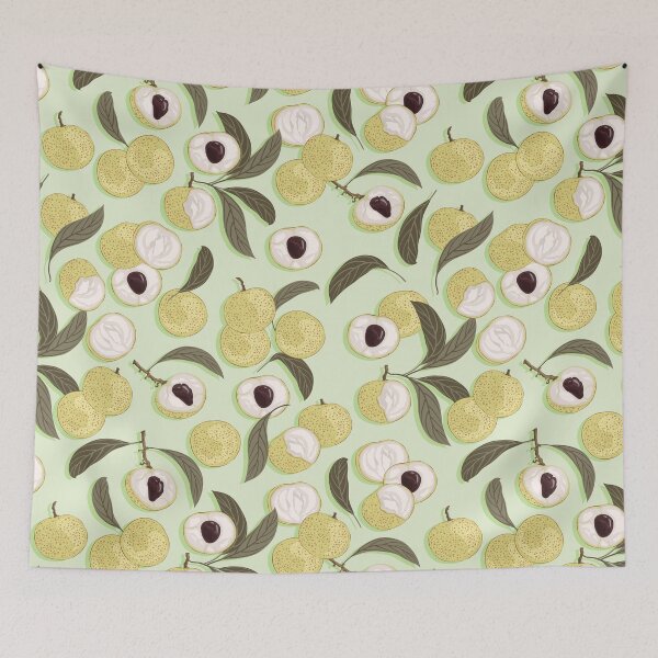 Item preview, Longan, Light green background designed and sold by Alex  Blud.