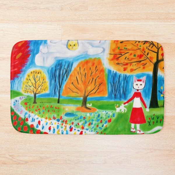 Item preview, Catgirl Walk in Garden designed and sold by Mina100Art.