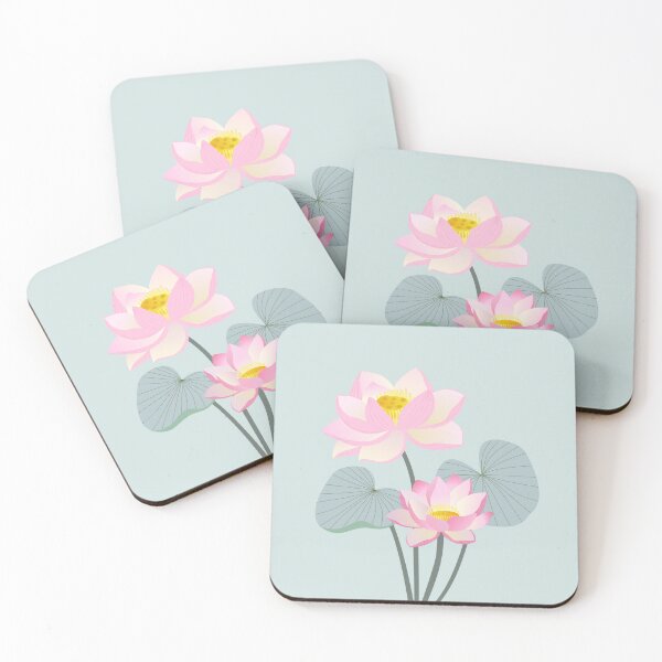 Item preview, Pink lotus flowers in the pond  designed and sold by Beerich888.