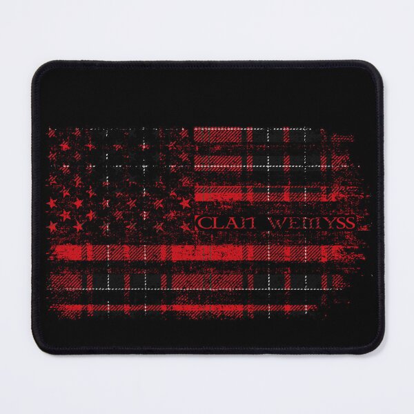 Item preview, Clan Wemyss Scottish tartan US flag kilt Scotland designed and sold by Clan1093.