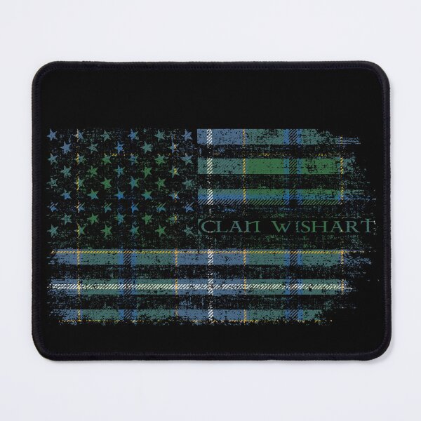Item preview, Clan Wishart Scottish tartan US flag kilt Scotland designed and sold by Clan1093.