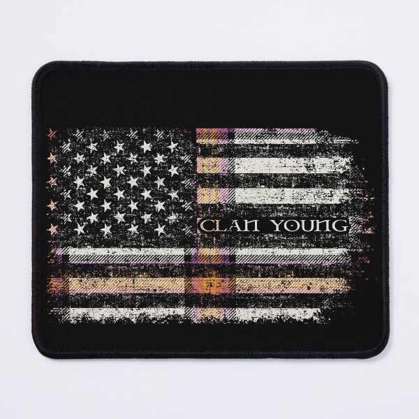 Item preview, Clan Young Christina Scottish tartan US flag kilt Scotland designed and sold by Clan1093.