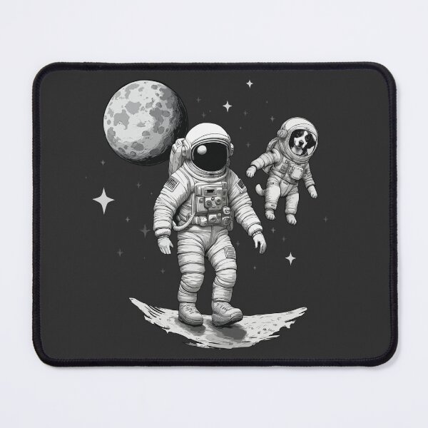 Item preview, astronaut with pet designed and sold by JoraArt.