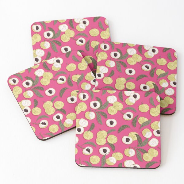 Item preview, Longan, Dark pink background designed and sold by Alex  Blud.