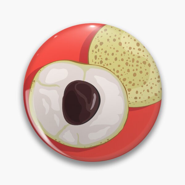 Item preview, Longan, Bright red background designed and sold by Alex  Blud.