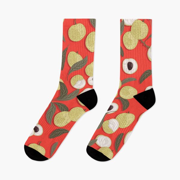 Item preview, Longan, Bright red background designed and sold by Alex  Blud.