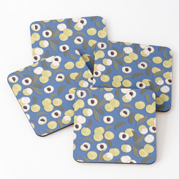 Item preview, Longan, Blue background designed and sold by Alex  Blud.