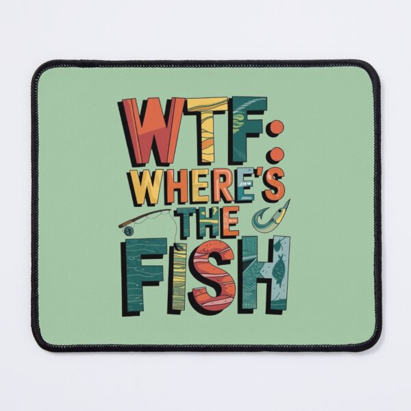 Item preview, WTF: Where's the fish? designed and sold by 123ks.