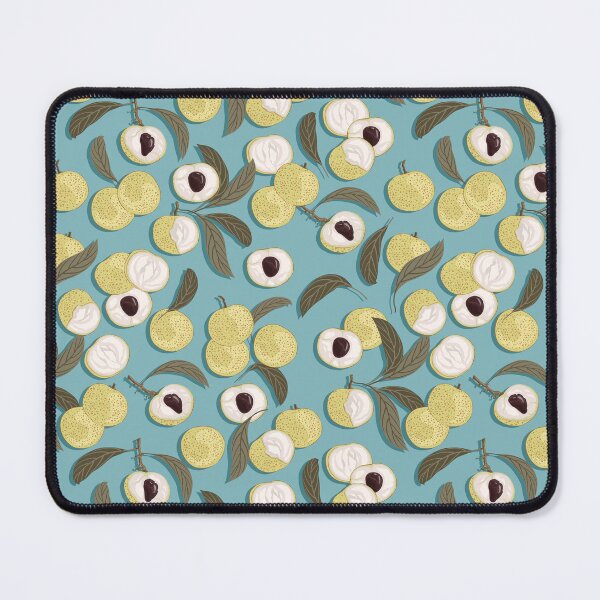 Item preview, Longan, Turquoise background designed and sold by Alex  Blud.