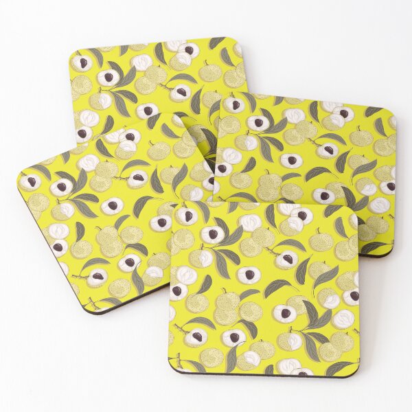 Item preview, Longan, Yellow background designed and sold by Alex  Blud.