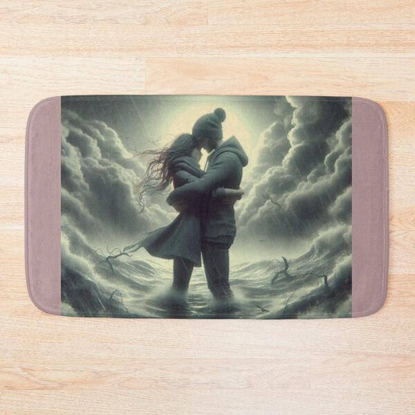 Item preview, Heavenly Love: Romantic Couple in the Clouds designed and sold by choder61.