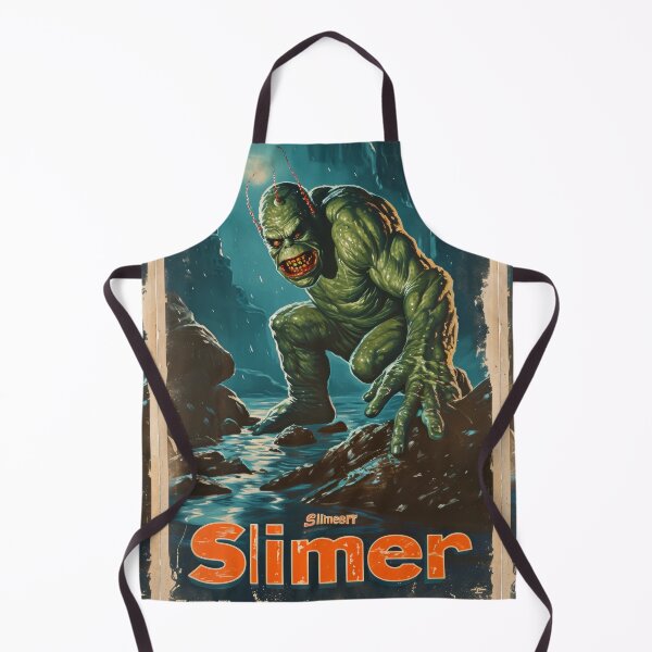 Item preview, Green Grotesque Creature in Retro Poster Style designed and sold by Piotrek0001.