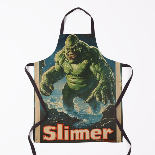 Item preview, Green Grotesque Creature in Retro Poster Style designed and sold by Piotrek0001.