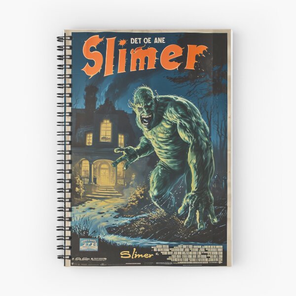Item preview, Green Grotesque Creature in Retro Poster Style designed and sold by Piotrek0001.
