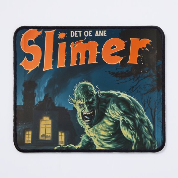 Item preview, Green Grotesque Creature in Retro Poster Style designed and sold by Piotrek0001.