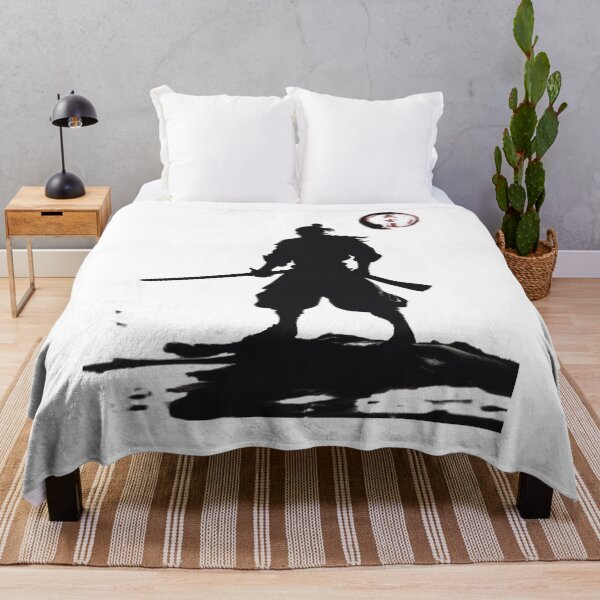 Item preview, Samurai shadow with zen circle and kanji designed and sold by InkdGraphix.