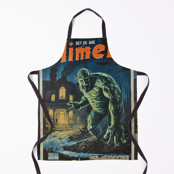 Item preview, Green Grotesque Creature in Retro Poster Style designed and sold by Piotrek0001.