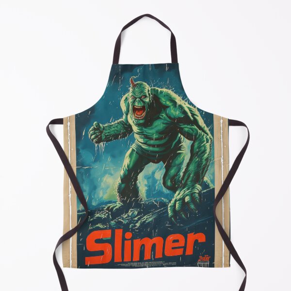 Item preview, Green Grotesque Creature in Retro Poster Style designed and sold by Piotrek0001.