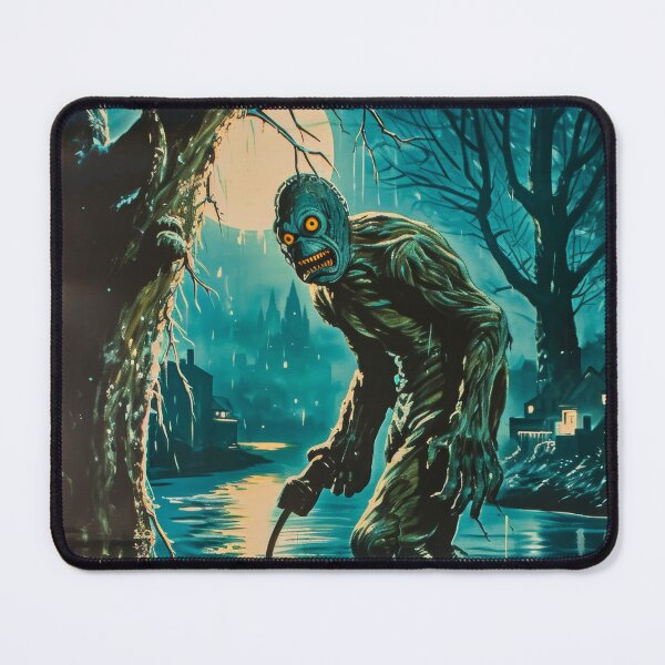 Item preview, Green Grotesque Creature in Retro Poster Style designed and sold by Piotrek0001.