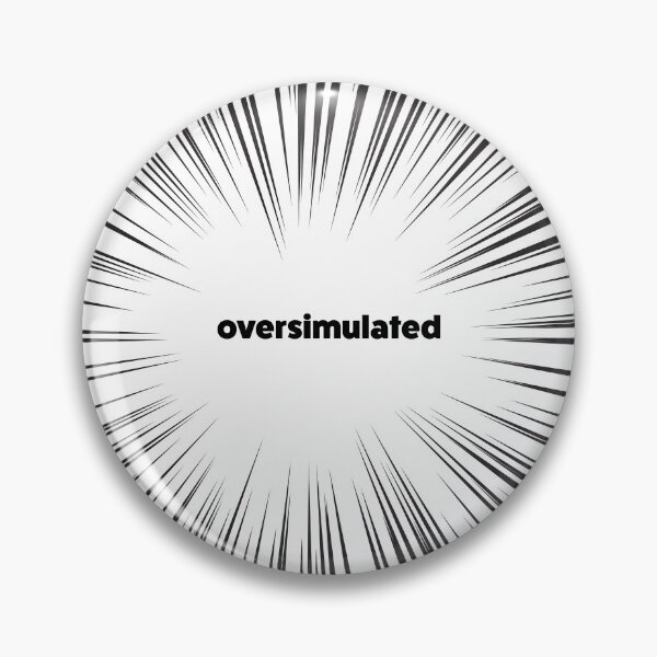 Item preview, Oversimulated - Comic Radial Explosion designed and sold by haArtBook.
