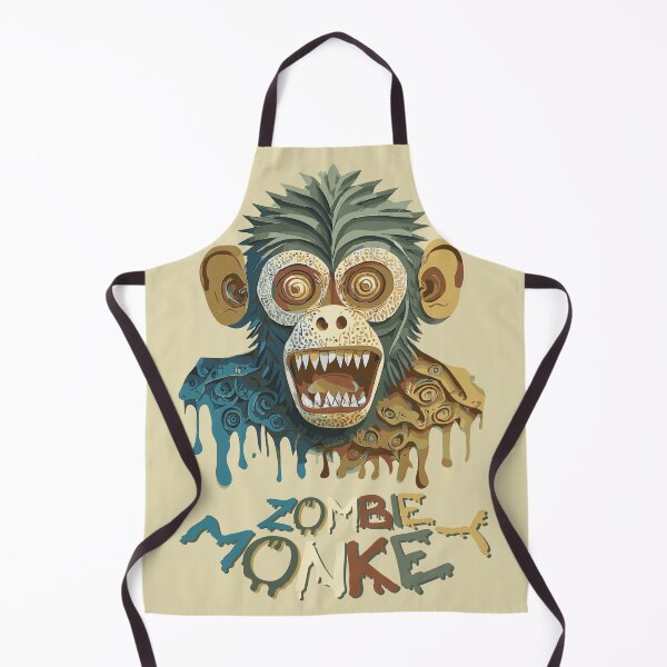 Item preview, Devilish and cruel zombie monkey designed and sold by Boogeyman Bill.