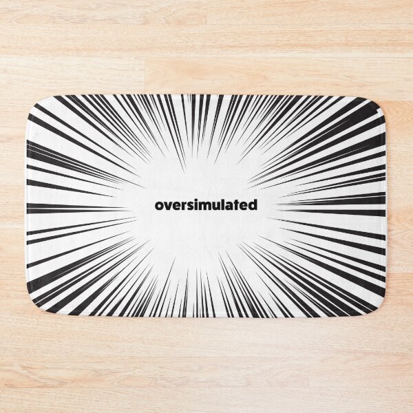 Item preview, Oversimulated - Comic Radial Explosion designed and sold by haArtBook.