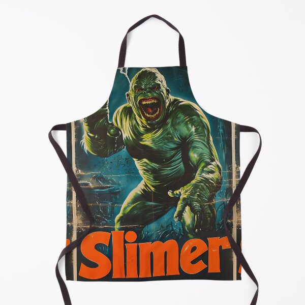 Item preview, Green Grotesque Creature in Retro Poster Style designed and sold by Piotrek0001.