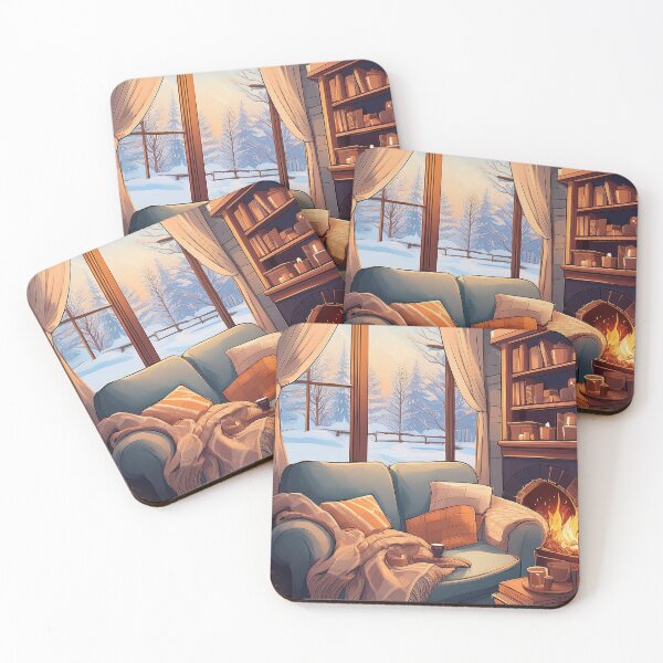 Item preview, Cosy Fireside & Winter Warmth – Hygge Art designed and sold by RaiyaTees.