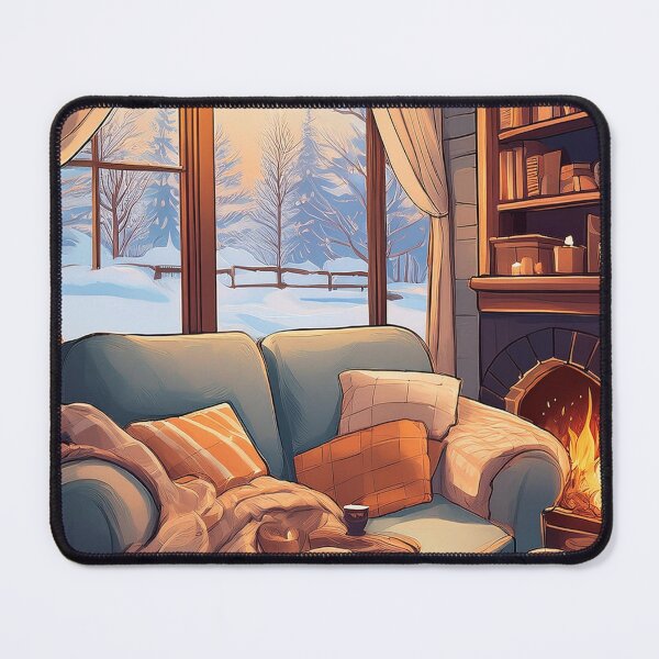 Item preview, Cosy Fireside & Winter Warmth – Hygge Art designed and sold by RaiyaTees.