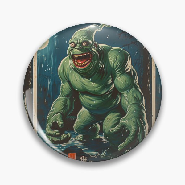 Item preview, Green Grotesque Creature in Retro Poster Style designed and sold by Piotrek0001.