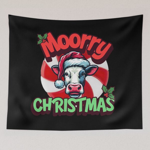 Item preview, Christmas Cow Moorry Xmas designed and sold by PG Illustration.