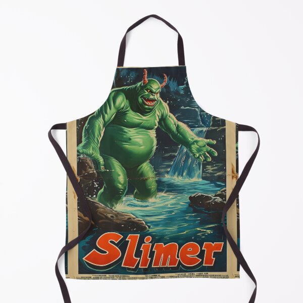 Item preview, Green Grotesque Creature in Retro Poster Style designed and sold by Piotrek0001.