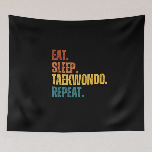 Item preview, Copy of Eat sleep taekwondo repeat -Martial Arts designed and sold by belladesign7.