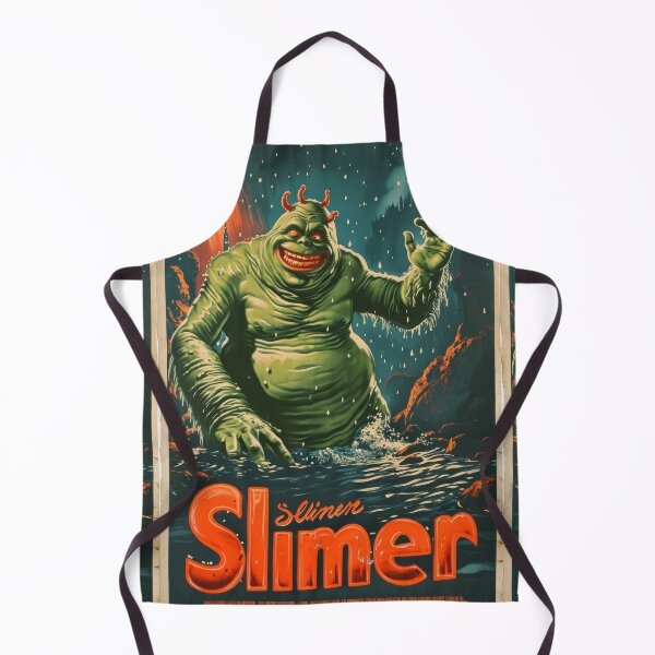Item preview, Green Grotesque Creature in Retro Poster Style designed and sold by Piotrek0001.