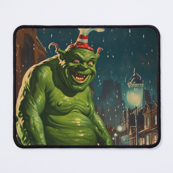 Item preview, Green Grotesque Creature in Retro Poster Style designed and sold by Piotrek0001.