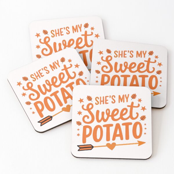 Item preview, She's My Sweet Potato Autumn Thanksgiving Couples Matching designed and sold by SztylishDesigns.