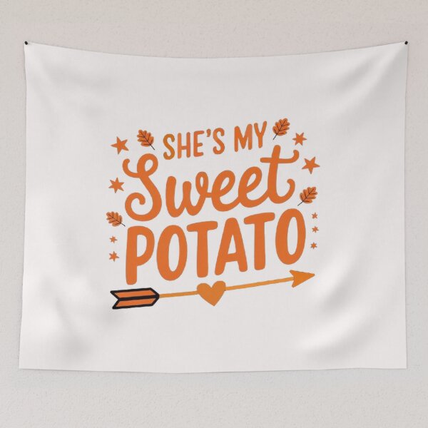Item preview, She's My Sweet Potato Autumn Thanksgiving Couples Matching designed and sold by SztylishDesigns.