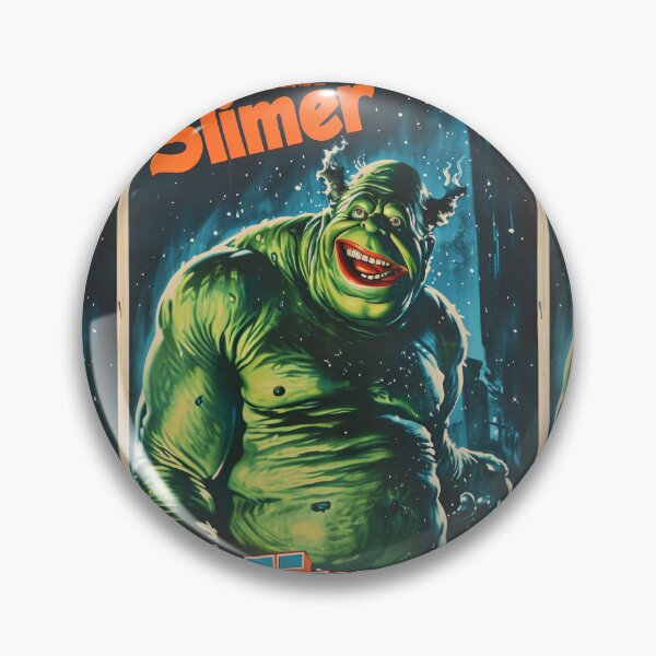 Item preview, Green Grotesque Creature in Retro Poster Style designed and sold by Piotrek0001.