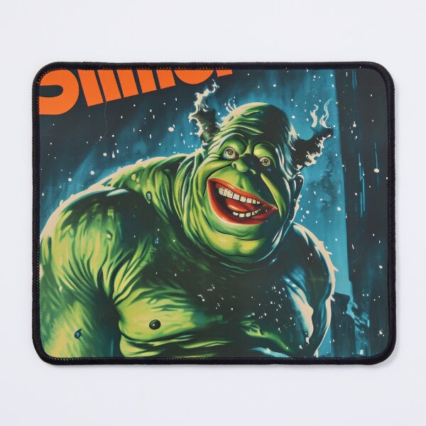 Item preview, Green Grotesque Creature in Retro Poster Style designed and sold by Piotrek0001.